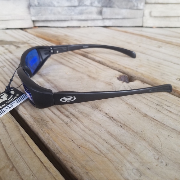 Women Small Blue Lens Glasses Spring Assisted Arms - Picture 3 of 14